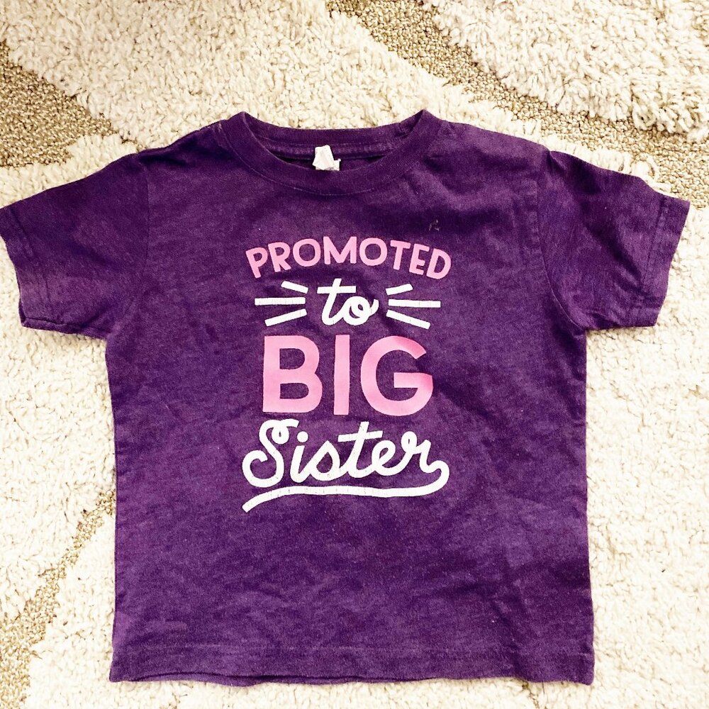 Big Sister Shirt, 3T